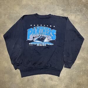 Vintage 90s Carolina Panther Black NFL Sweatshirt